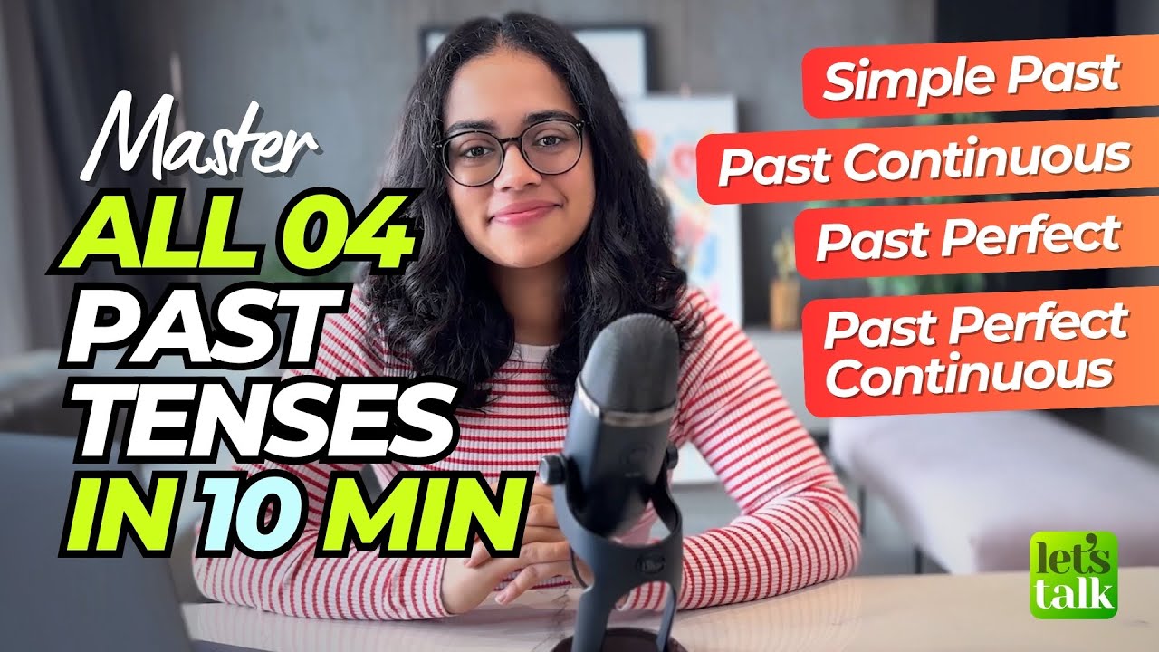 Master All 4 Past Tenses in 10 Minutes!  English Grammar Lesson | Best Way To Learn English Tenses