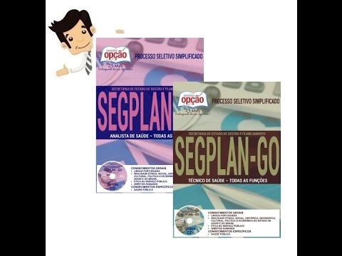 Apostilas Concurso SEGPLAN-GO 2016 - Analistas e Técnico de Saúde