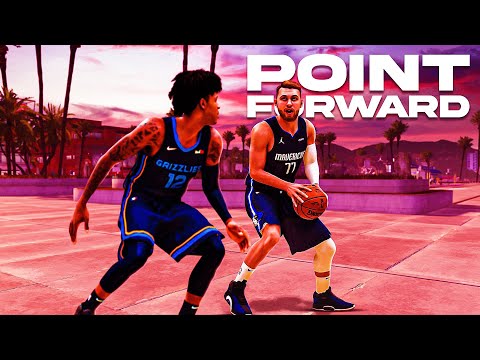 LUKA DONCIC "POINT FORWARD" BUILD STEP-BACK GREENS on NBA 2K21