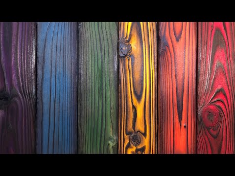 DIY Wood Burning Technique -Using Wood Dyes