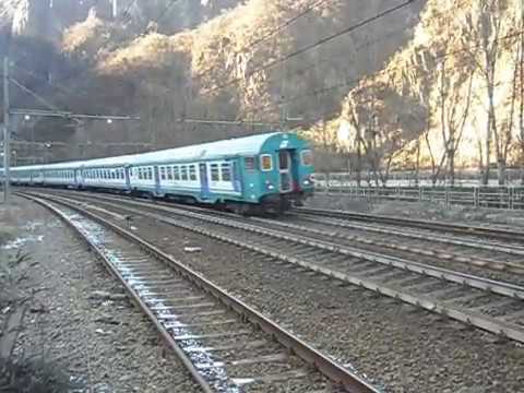 25.01.2017. TRENO REGIONALE VELOCE 2263 IN TRANSITO A PRATO ISARCO (BZ).