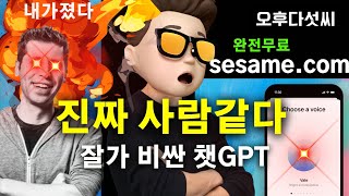 충격! 실제 사람과 대화하는 느낌 그대로! | sesame.com 무료 영어 대화 연습 | AI와 감정적 교류 가능? 챗GPT4.5 보다 자연스러운 대화