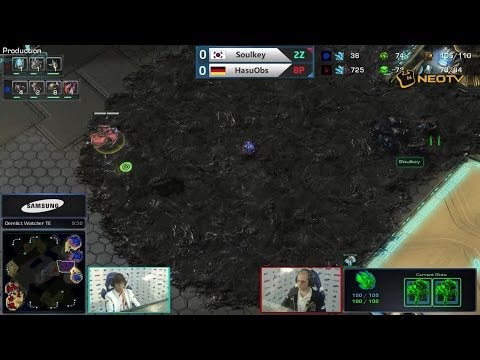 [WCG2013] Stage D : StarcraftII -SoulKey vs HasuObs (English)