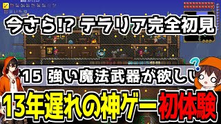 【初見テラリア】強い魔法武器が欲しいです！ #15 【Twitch同時配信】
