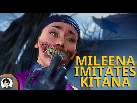 Mileena Imitates Kitana Intros Dialogue - Mortal Kombat 11