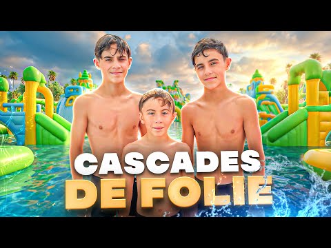 GIANT INFLATABLE WATER PARK 😱