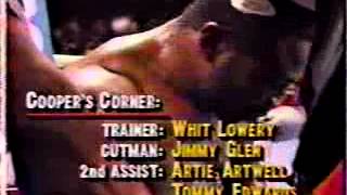 Smokin' Bert Cooper vs Michael Moorer.for WBO Heavyweight Championship