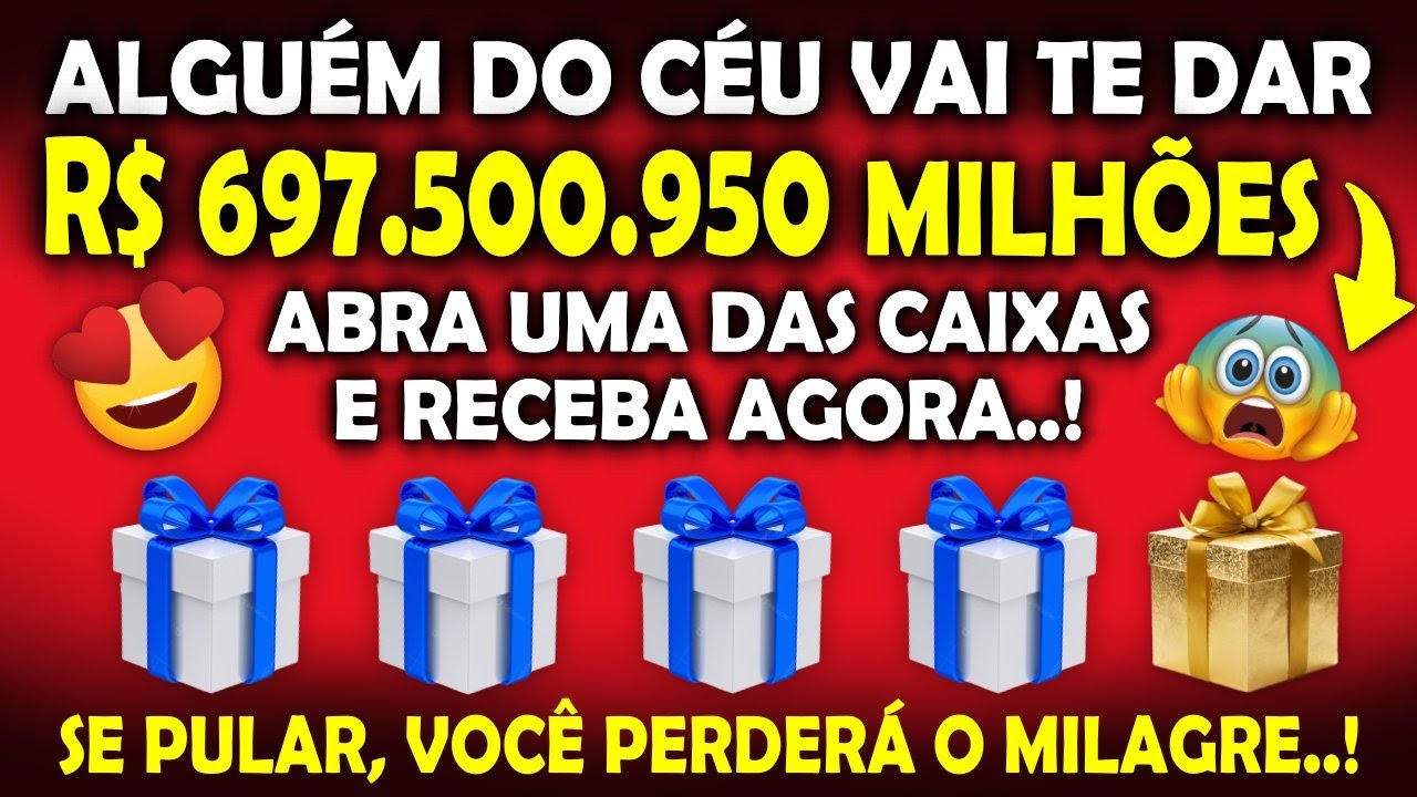 🙏 ESTA SEMANA, UMA GRANDE QUANTIA DE RIQUEZA SERÁ COLOCADA NA SUA CONTA BANCÁRIA! Mensagem de Deus