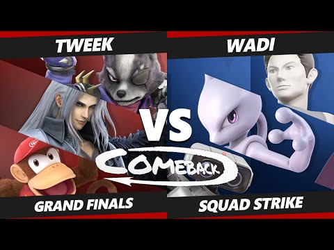 The Comeback Squad Strike GRAND FINALS - Tweek Vs. WaDi - SSBU Ultimate Tournament