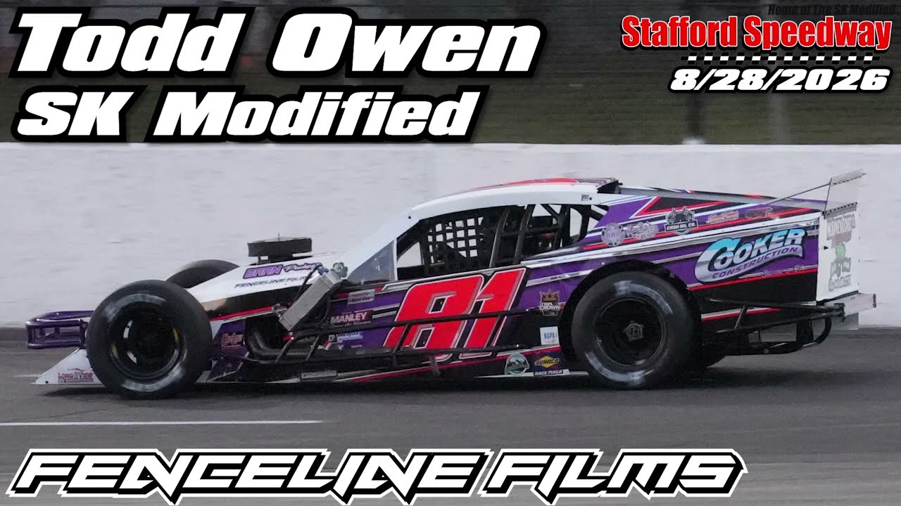 Todd Owen SK Modified at Stafford Speedway