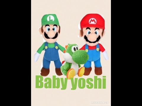 Mario plush Baby yoshi
