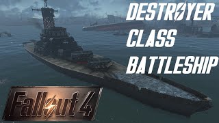 The Destroyer Class Battleship Cannons Firing test