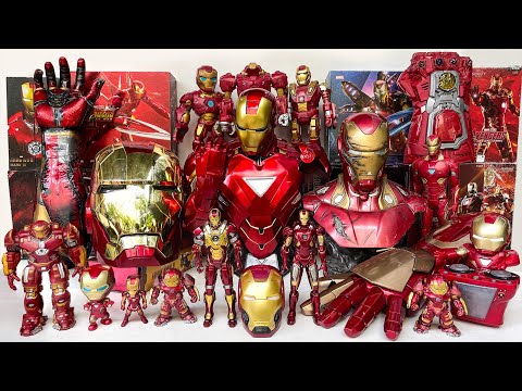 All Iron-man Marvel Red Collection Review Toys!! Endgame Red Infinity Avengers Hulkbuster Mask Iron