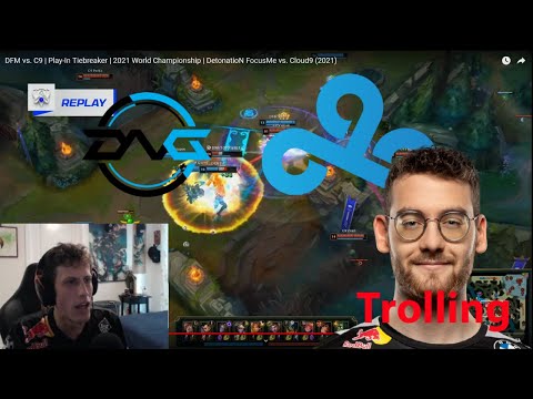 C9 Broke Captain Flowers With Their Trash Play!! C9 vs DFM!