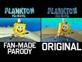 Plankton Movie RE ANIMATED Side By Side Comparison