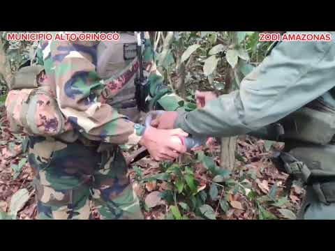 DESTRUCCION DE BALSA EN ALTO ORINOCO