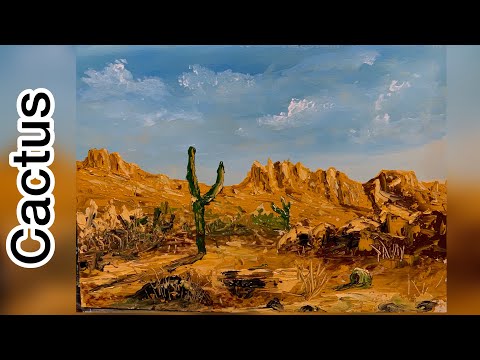 Desert Acrylic painting