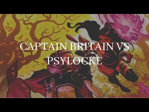 Captain Britain Vs Psylocke |Excalibur #18-19 (2020)| Fresh Comic Stories