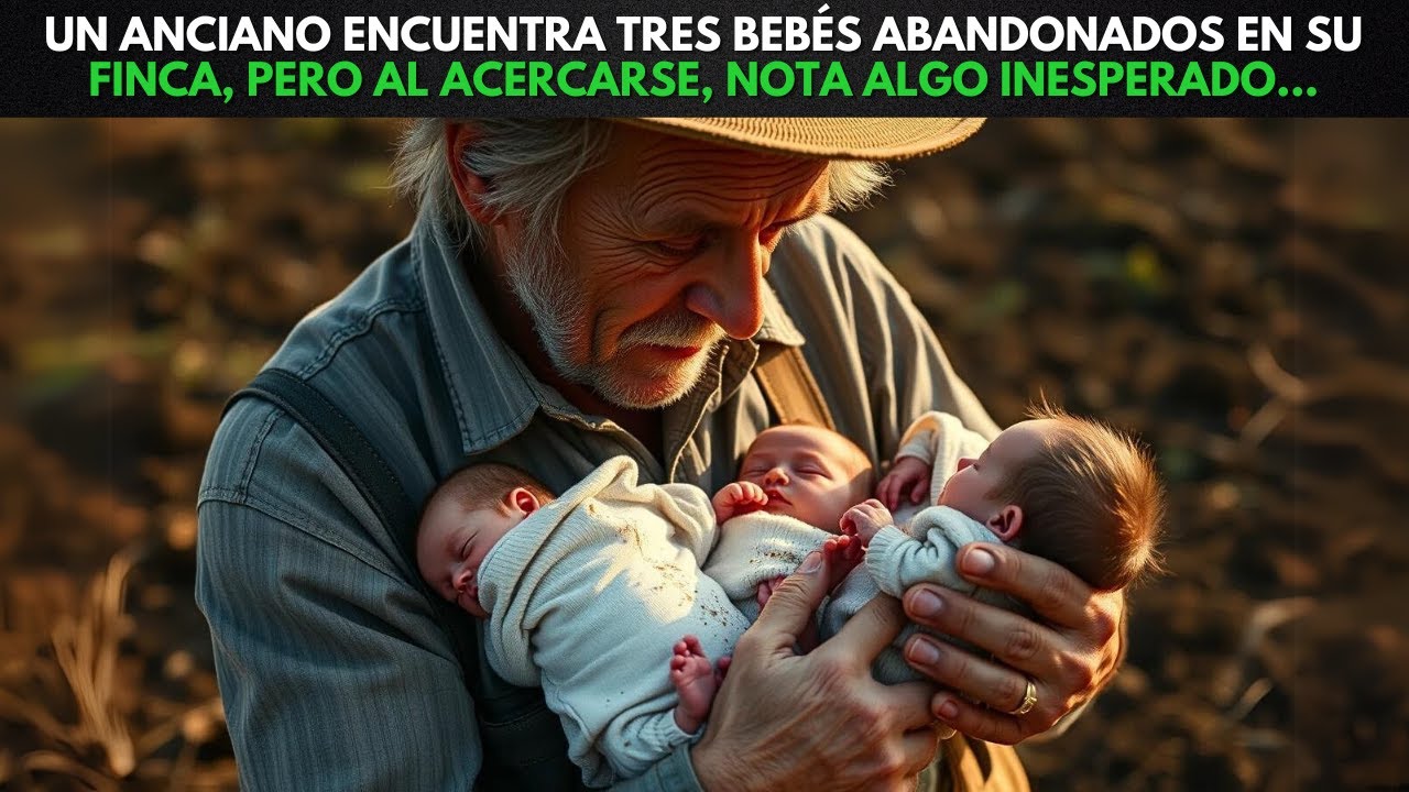 Un anciano encuentra tres bebés abandonados en su finca, pero al acercarse, nota algo inesperado...