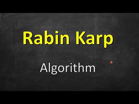 Rabin Karp String Matching Algorithm