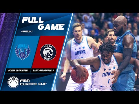 Donar Groningen v Basic-Fit Brussels - Full Game - FIBA Europe Cup 2019-20