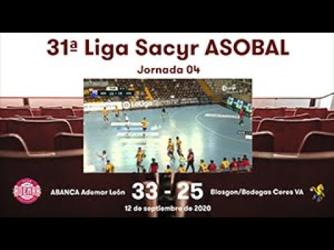 31ª Liga Sacyr ASOBAL J04: ABANCA Ademar León - Blasgon/Bodegas Ceres VA 33-25
