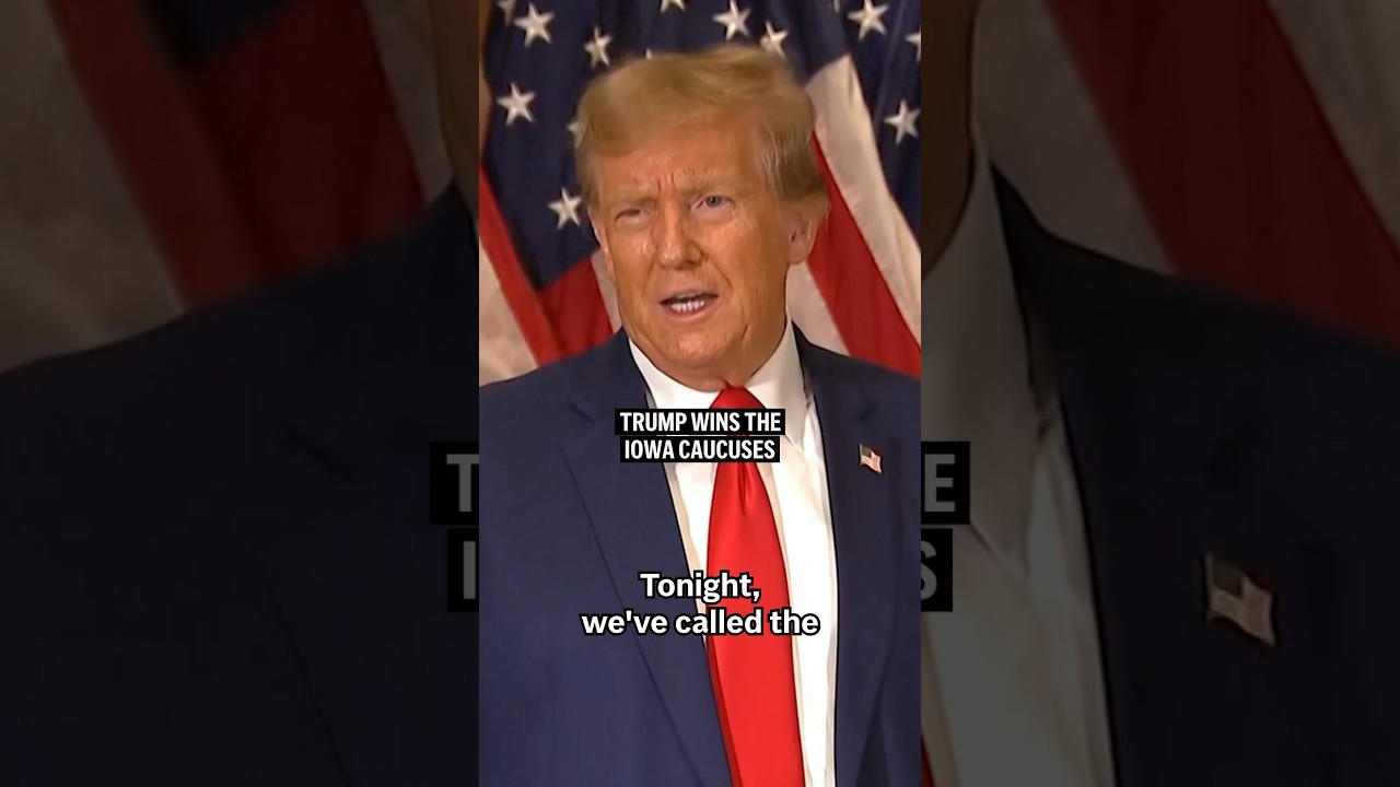 Trump wins the 2024 Iowa caucus
