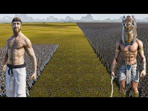 1000 CHUCK NORRIS vs 2 MILLION EGYPTIAN WARRIORS - Ultimate Epic Battle Simulator UEBS 2