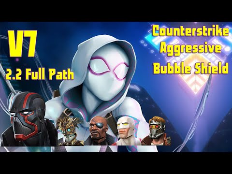 Variant 7: 2.2 Counterstrike + Bubble Shield - The Drummer Full Path w/ SpiderGwen takedown