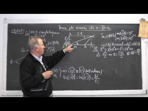 1/2 Lectia 949 Cunoastem laturile unui triunghi si aflam fct  trigonometrice ale unghiurilor Clasa 7