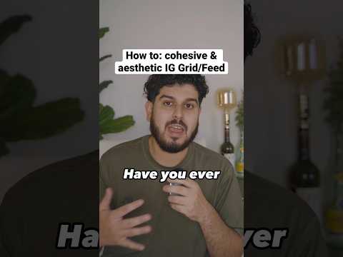 Here is my process for planning an aesthetic or cohesive Instagram grid/feed for myself and clients