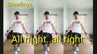 #streetboys #christocruz All night All right by.Peter Andre /Galawang 90s/dancefitness