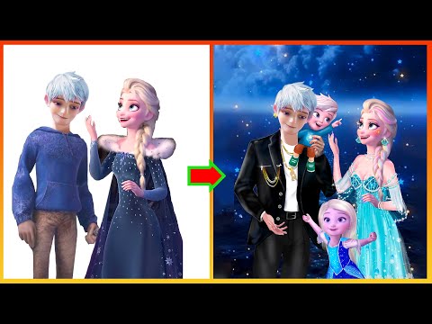 Frozen 2: Elsa and Jack Frost Have A Son And Daughter - Elsa Frozen Transformation