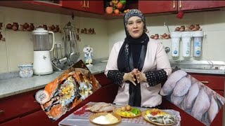 صورة اول طبخه ف مطبخي ف قاهره بعد غياب سمك موسي المبطرخ  بالبيض وكابوريا نتايه سوبر مبطرخه بالخلطه