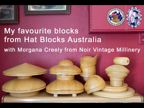 My favourite Blocks with Hat Blocks Australia - Noir Vintage Millinery