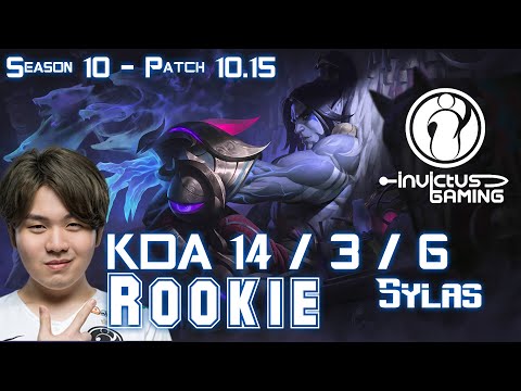 IG Rookie SYLAS vs SYNDRA Mid - Patch 10.15 KR Ranked