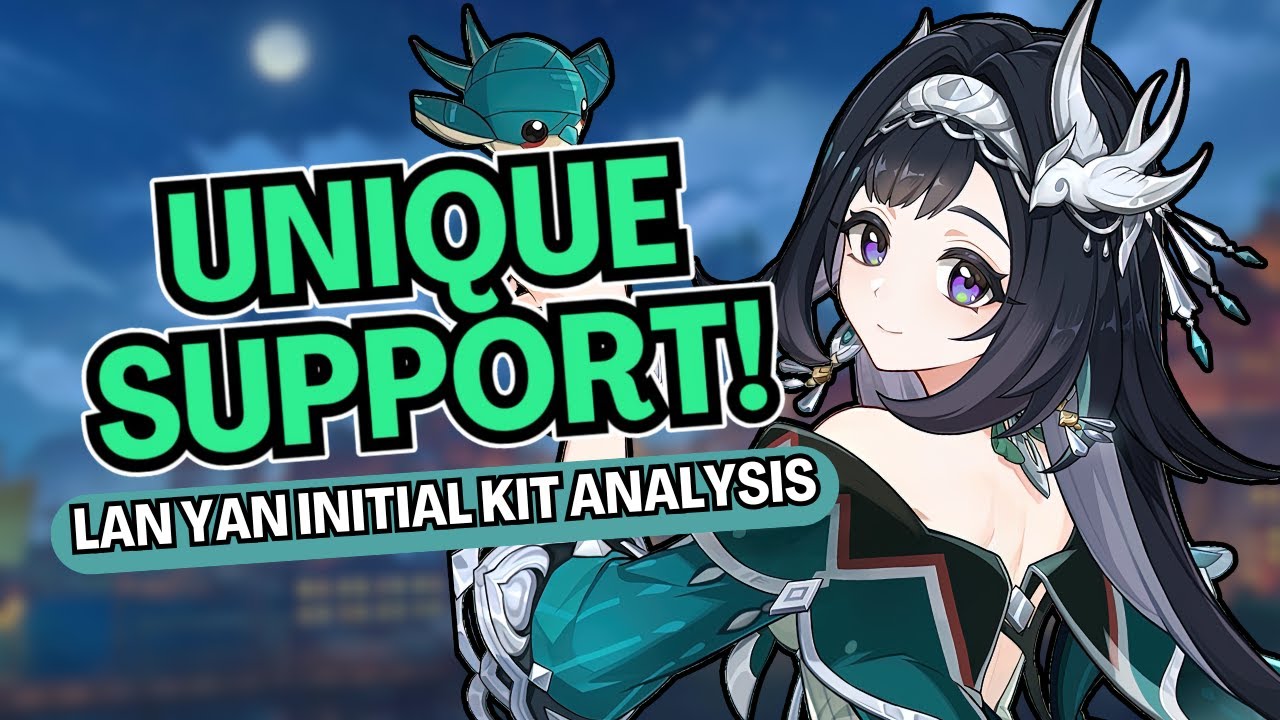 Is Genshin's FIRST Anemo Shielder Good? | Lan Yan Initial Beta Kit, Build, Teams Overview & Analysis