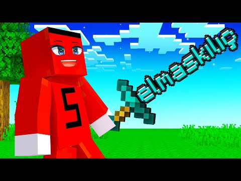 SAMET CAN CREATE ITEMS BY SPELLING!! - Minecraft