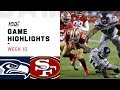 Seahawks vs. 49ers Week 10 Highlights | NFL 2019 Seahawks vs. 49ers Week 10 Highlights | NFL 2019