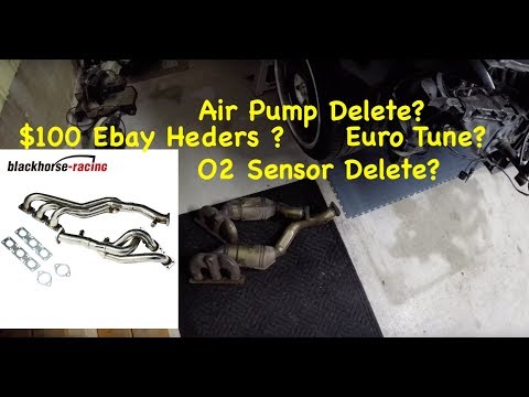 BMW E39 E46 De-Cat Or Straight Pipes ?  Ebay Catless Headers For Your BMW M54 Engine ???