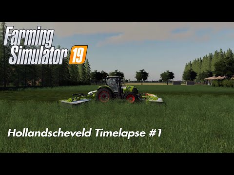 Making Hay and Silage Bales | FS19 PS4 Timelapse | Hollandscheveld | Episode 1