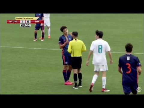 Gio Reyna, NYCFC vs Real Madrid u17