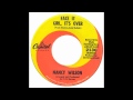 Nancy Wilson - Face It Girl Its Over - Capitol