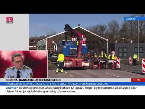 DANSKE GRÆNSER ER LUKKET CORONAVIRUS 2020 DANMARK