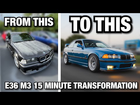 Thumbnail for BUILDING A BMW E36 M3 IN 15 MINUTES! by SEAT, BMW, Car, BMW E3