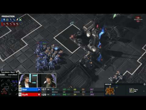 VSL SC2 - Dear vs ByuN [PvT] - 2017 S1 Team Match - Loser's Match 2Set