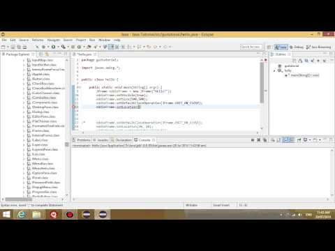Java Gui Tutorial 2 Creating Components Adding Components To Panel