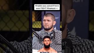 Download lagu Khabib Nurmagomedov was asked if he would fight Khamzat Chimaev 😳👀 mp3