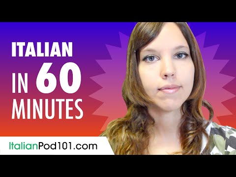 Learn Italian in 60 Minutes - ALL the Basics You Need for Conversations