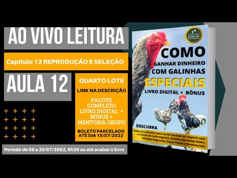 , title : 'AULA 12 REPRODUÇÃO E SELEÇÃO  - Leitura Explicativa Livro Digital'